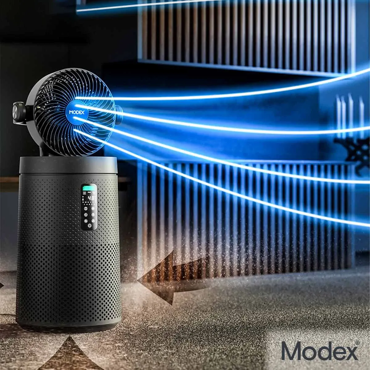 امکانات دستگاه تصفیه هوا AP1900 مودکس